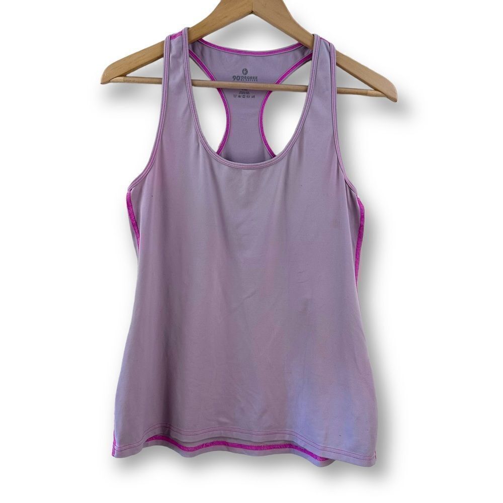 90 Degree By Reflex violet racer back tank size L‎